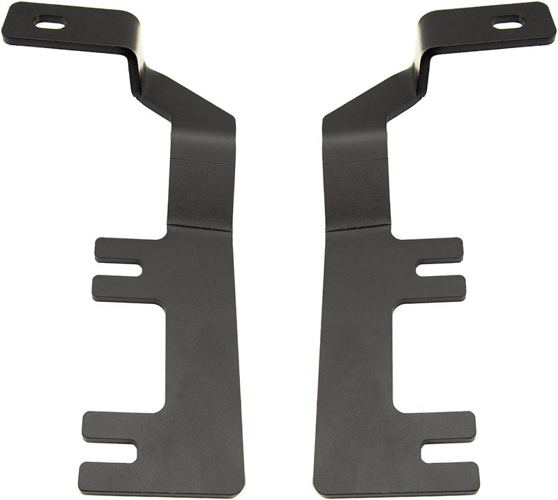 DarSeity Low Profile Mount Hood Hinges Ditch Light Brackets for Chevy Colorado 2015-2022 for GMC Canyon 2015-2021, for Auxiliary Off-Road Lighting - Image 1